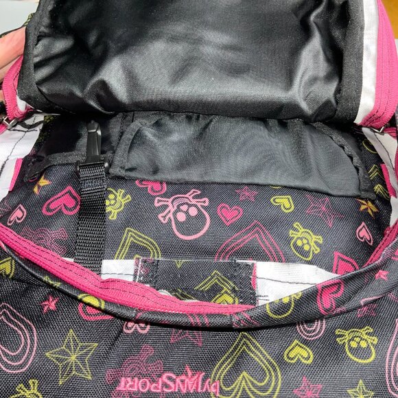 NWT Trans by JanSport Backpack - Skull & Hearts Pattern - Picture 9 of 15
